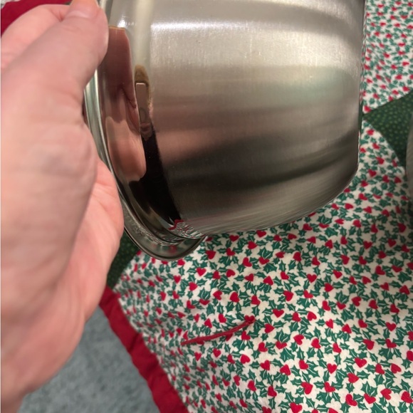 Set Of 3 Mixing Bowls Stainless Steel Gently Loved Condition Final Sale - Picture 9 of 9